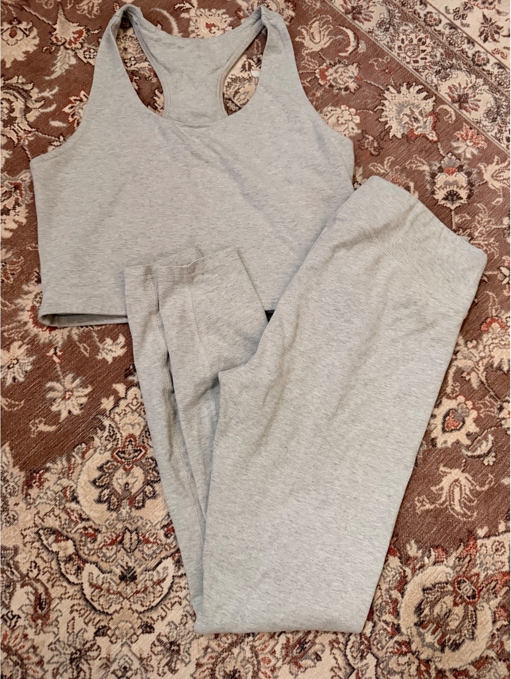 Pact organic cotton leggings and active top